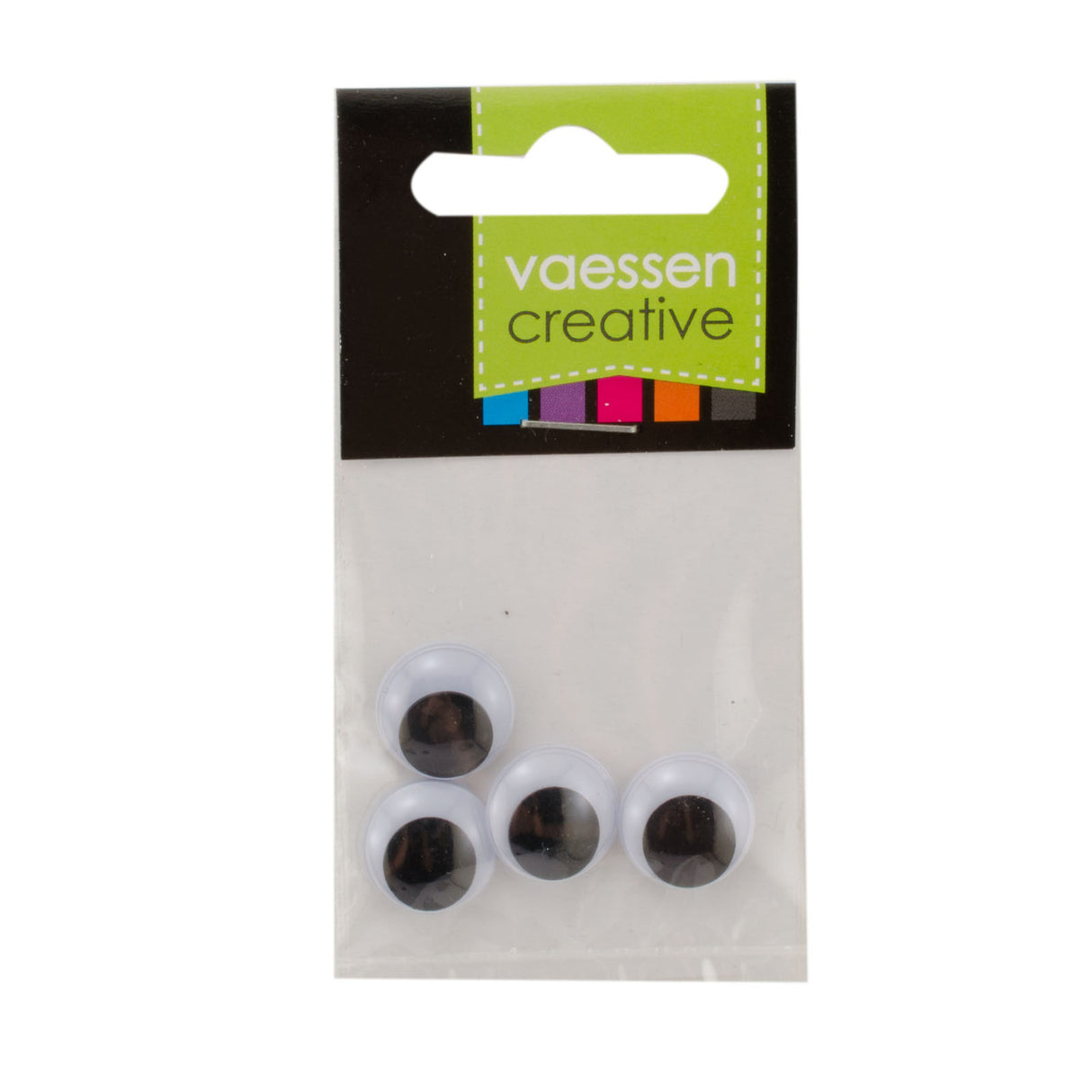 Vaessen creative • bevægelige øjne sys på 15mm 4stk