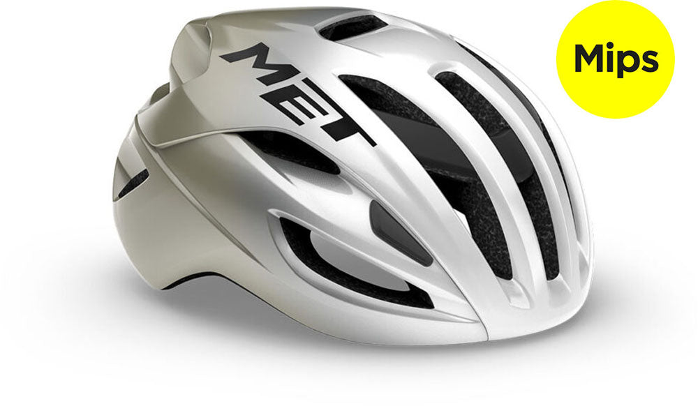Med rivaliserende mips sølvgrå blank - road bbike hell | m (56-58 cm)