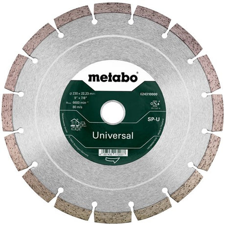 Metabo tilbehør diamantskive promovering ø 230x22,23 mm - 624310000