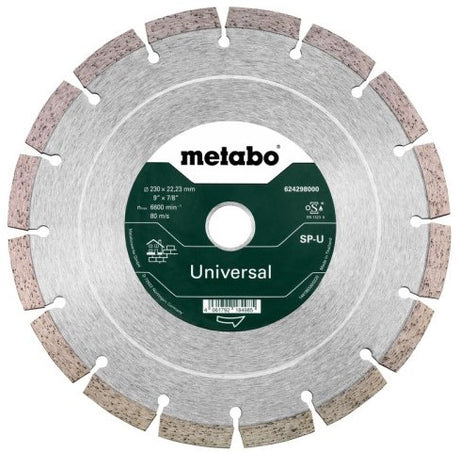 Metabo accessoires diamantschijf sp-universal | ø 230x22,23 mm | blister - 624298000