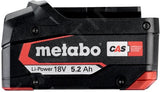 Metabo tilbehør li-power | batteripakke | 18v - 5,2ah - 625028000