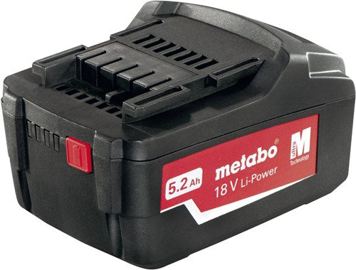 Metabo batteripakke 18 volt 5,2ah batteri - 625592000