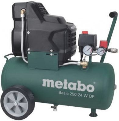 Metabo basic 250-24 w kompressor + lpz-4 tilbehørssæt - 690836000