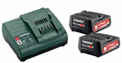 Metabo grundsæt 12v | 2 x 2,0 ah - 685300000