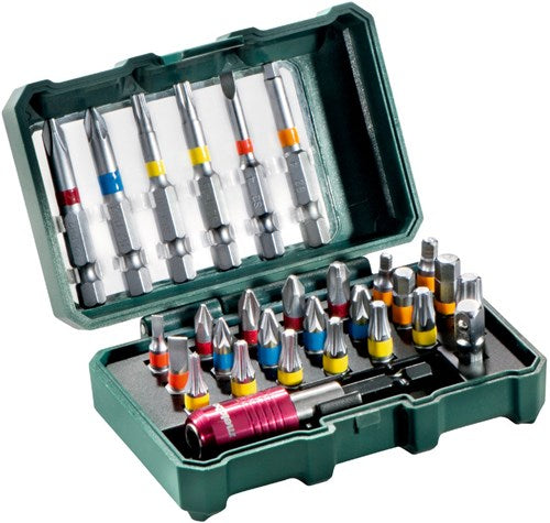 Metabo bit box promotion | 29 dele - inklusive lange bits - 626710000