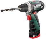 Metabo bs basic akku bore-/skruetrækker | 12v | 2x2 ah li-power | oplader lc 12 | i plastkasse - 600984500