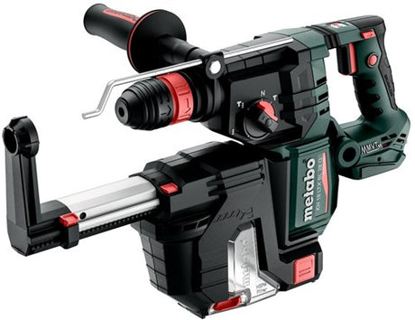 Metabo kh 18 ltx bl 28 q sæt isa | akku borehammer | 18v | integreret støvudsugning | ekskl. batteri og oplader | i metabox 185 xl - 601715900
