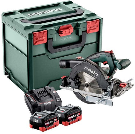 Metabo ks 18 ltx 57 18v lihd batteri rundsavsæt i metaloc 2 x 8,0ah batteri - 57mm | 601857810 - 601857810