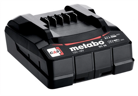 Metabo oplader sc 36 v - li-ion | 12 - 18 fm | 2.6 a - 316078110
