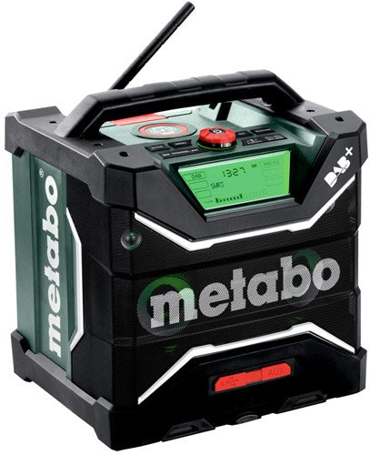 Metabo site radio rc 12-18 32w bt dab+ batteridrevet site radi r12-18 32w bt dab+