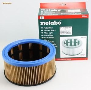 Metabo plisseret filtersæt til asa1202 - 631753000