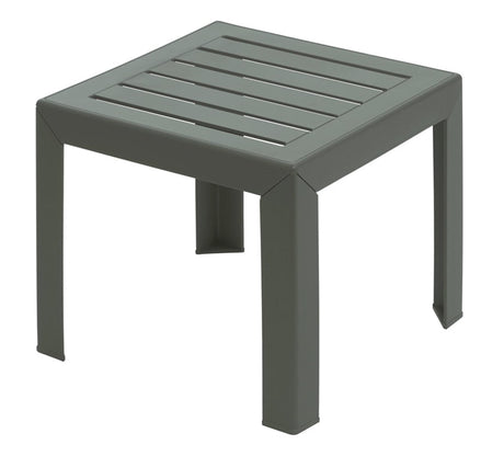 Grosfillex miami side havebord 40x40cm grøn