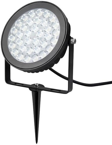 Mi-light miboxer rgb-cct led tuinspot ip65 15w rond zwart - led0256