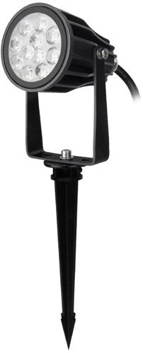 Mi-light miboxer rgb-cct led tuinspot ip65 6w rond zwart - led0254