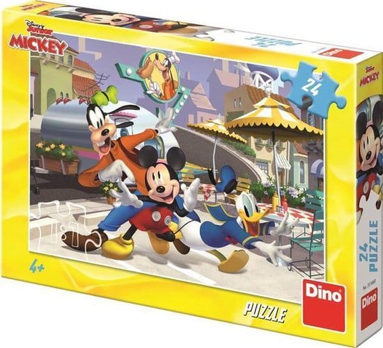 Dinotoys dino puslespil - Disney Mickey og hans venner - 24 brikker