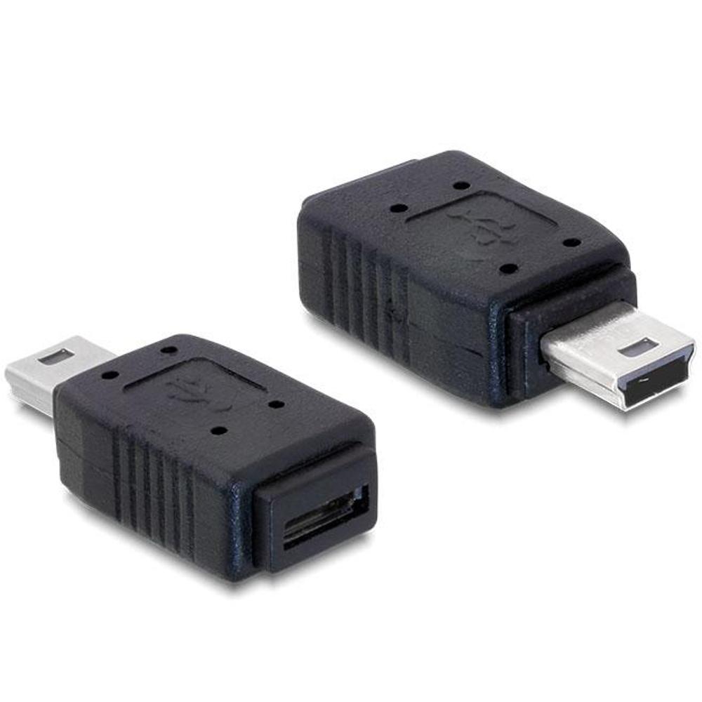 Micro USB til mini USB adapter konverter