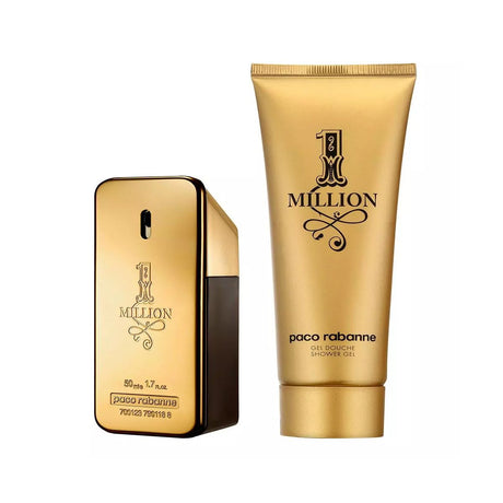 Paco Rabanne One Million gavesæt eau de toilette 50ml + bruser 100ml mænd