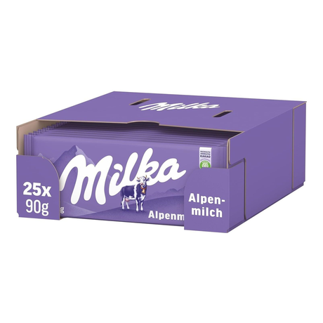 Milka alpine mælkestrømspakke (25x 90gr)