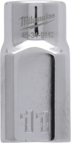 Milwaukee accessoires 1 2 dop metrisch - 11 mm - 4932480009