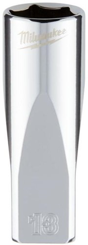 Milwaukee accessoires 1 4 ratel dop ,metrisch lang -13mm - 4932478333