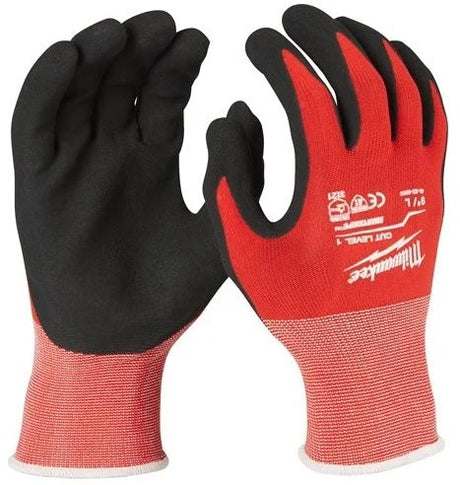 Milwaukee accessoires milwaukee snijklasse 1gedimde handschoenen. 12 pack cut level 1 handschoenen-l 9 - 4932471615