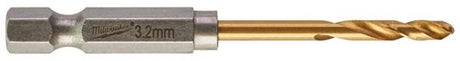 Milwaukee tilbehør metalboremaskine shockwave hss-g ti. 3,2 mm -2 stk - 48894706