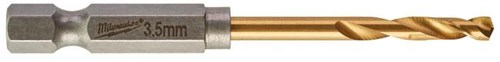 Milwaukee tilbehør metalboremaskine shockwave hss-g ti. 3,5 mm -2 stk - 48894707
