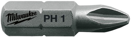 Milwaukee accessoires schroefbit ph 2, 25 mm | 25 stuks - 4932399587