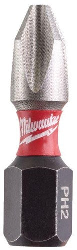 Milwaukee tilbehør shockwave gen ii ph2 25mm 25 stykker - 4932430853