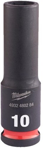 Milwaukee tilbehør shockwave stødfatning 3 8 dyb 10mm | 1 stk - 4932480284