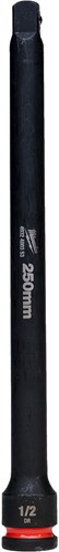 Milwaukee accessoires verlengstuk shockwave hex 1 2 250 mm | 1 stuk - 4932480353