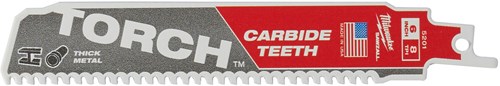 Ty Milwaukee Heavy Du Torch™ hårdmetaltænder | tct lommelygte 150 mm x 8 tpi | 1 stk - 48475201