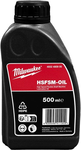 Milwaukee accessoires milwaukee hsfsm-oil olie tbv m18 hsfsm (500ml) - 4932480905