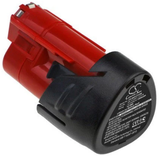 Milwaukee m12 b2 batteri (12 v 2.0ah redlithium-ion) - 4932430064