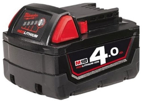Milwaukee m18 b4 batteri (18 v 4.0 ah li-ion) - 4932430063