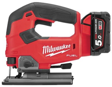Milwaukee m18 fjs-502x | fuel accu decoupeerzaag 18v in hd box (2x 5.0ah accu + lader) - 4933464727
