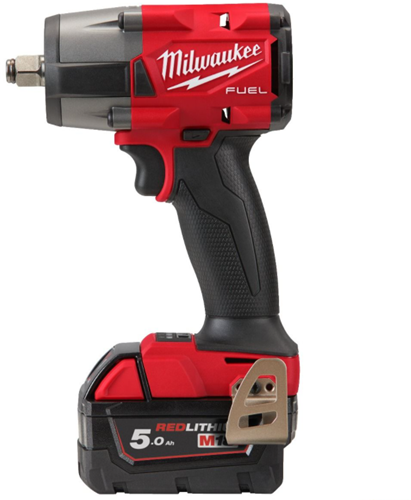 Milwaukee m18 fmtiw2f12-502x | 1 2 | fuel | accu slagmoersleutel | met frictiering | 18v | 5,0ah | red | li-ion