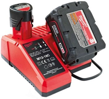 Milwaukee multioplader m12-18 c | m12, m14 og m18 batterier - 4932352959
