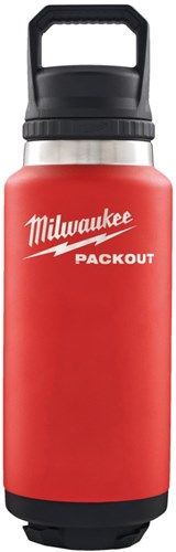 Milwaukee packout™ 1065 ml fles met deksel rood - 4932493467