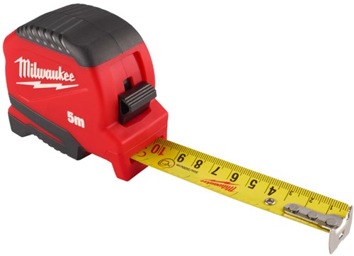 Milwaukee rolmaat compact gen ii | 5 m x 25 mm - 4932498778
