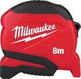 Milwaukee målebånd kompakt gen ii | 8m x 25mm - 4932498780