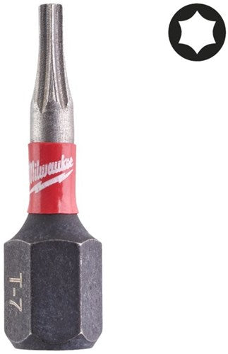 Milwaukee accessoires milwaukee schroefbit | shockwave | tx10 | 25 mm | 3 stuks - 4932500361