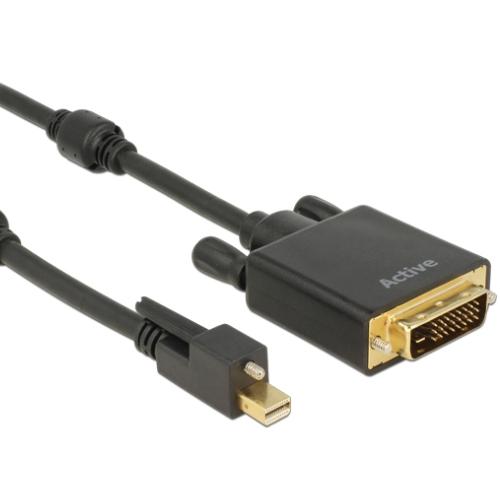 Ty 4k mini displayport til dvi kabel