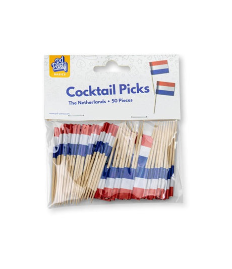 Paperdreams cocktailprikkers nederland 50 stuks in zakje