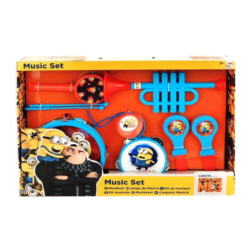 Jonotoys dispicable me minions musiksæt 9-delt