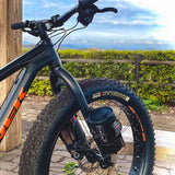 Minoura holder til campinggaskomfur 10~18cm, jb-95, titanium