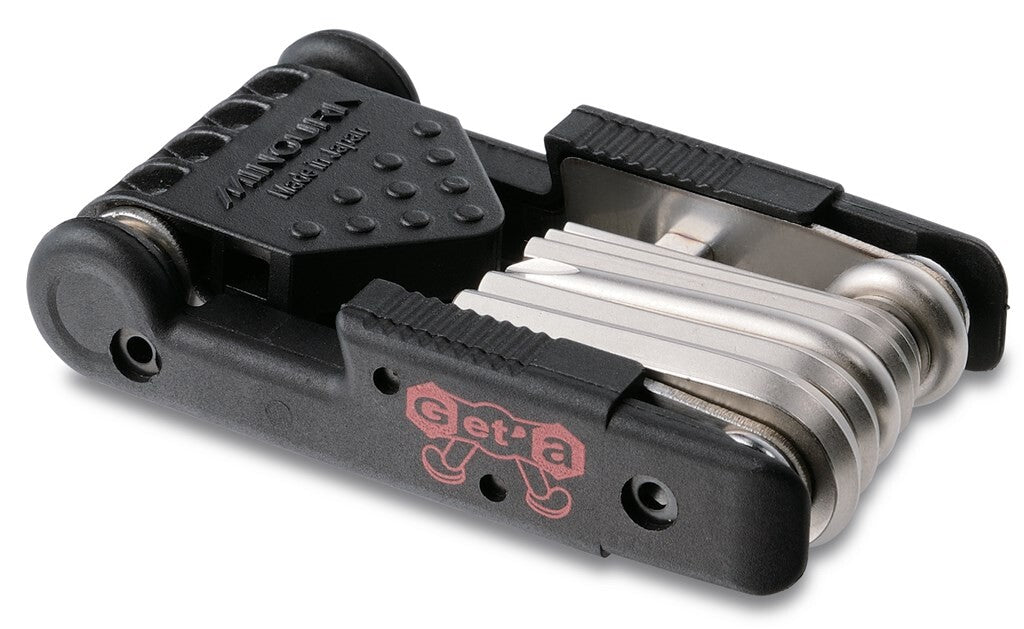 Minoura pedalstativ get‘a (hps-9) inkl. værktøjssæt