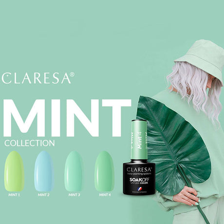 Claresa UV LED Gel Polish 5ml Mint 3