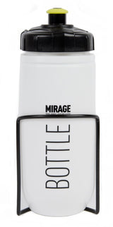 Mirage Bidon 600 ml Star-White med Alu Holder