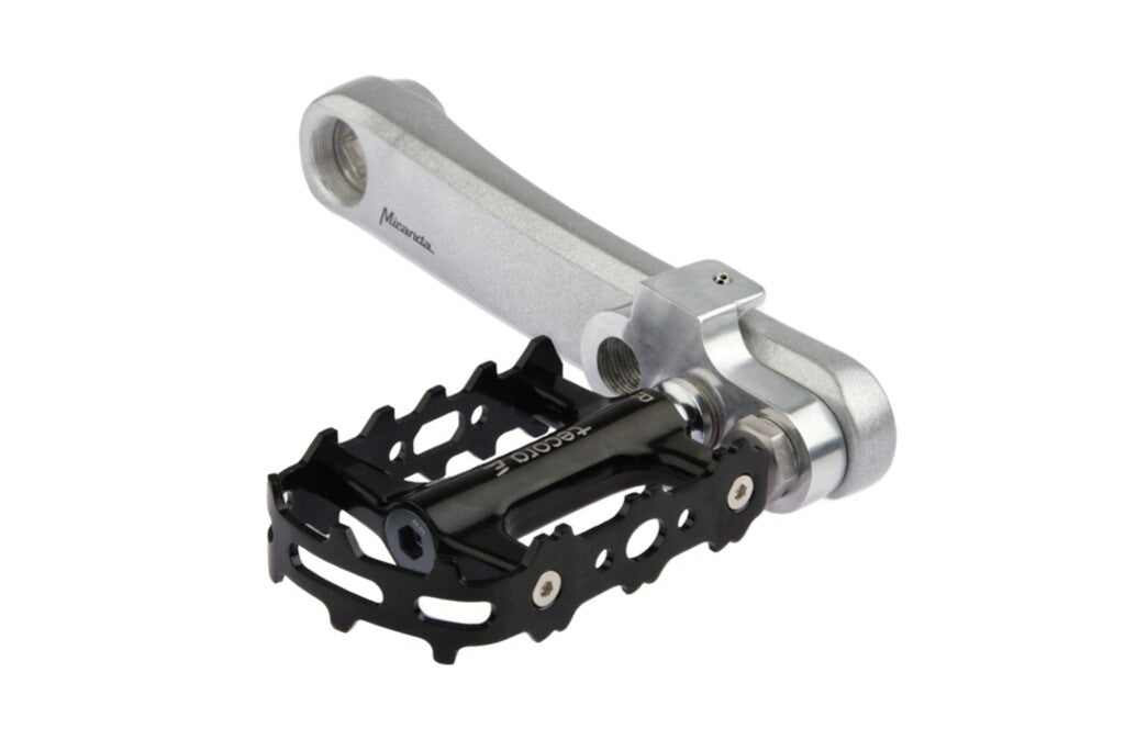 Mirage Crank Turners med rustfrit stålbolt aluminium T6 sølv